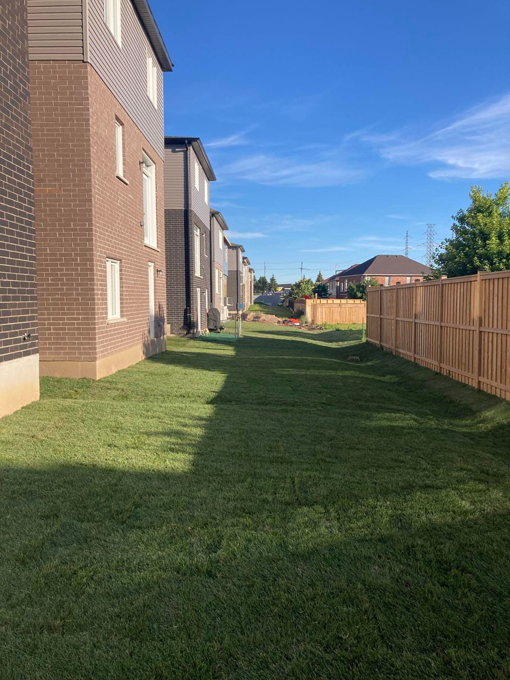 Drainage Swale Sod Installation Cambridge