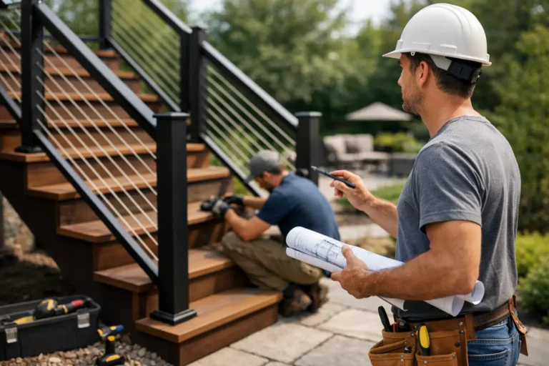 Hire an Outdoor Staircase Installation Contractor
