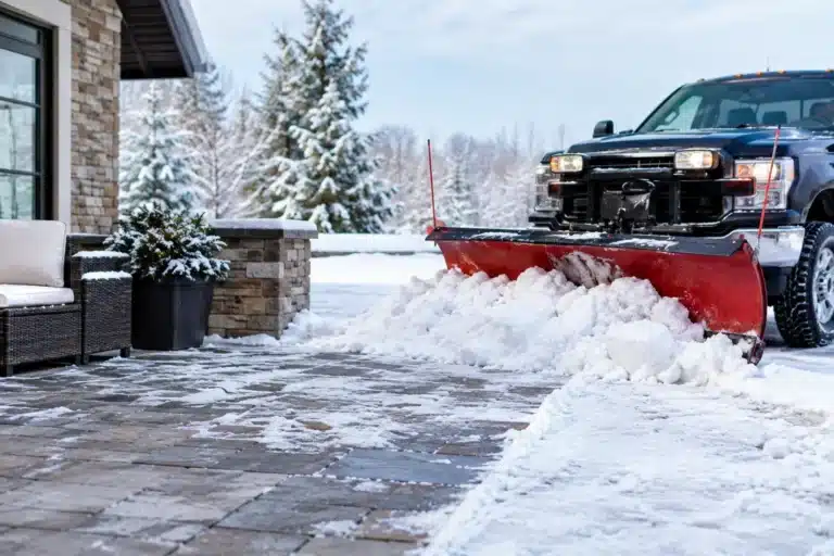 Can Patios Handle Snowplows? What to Know