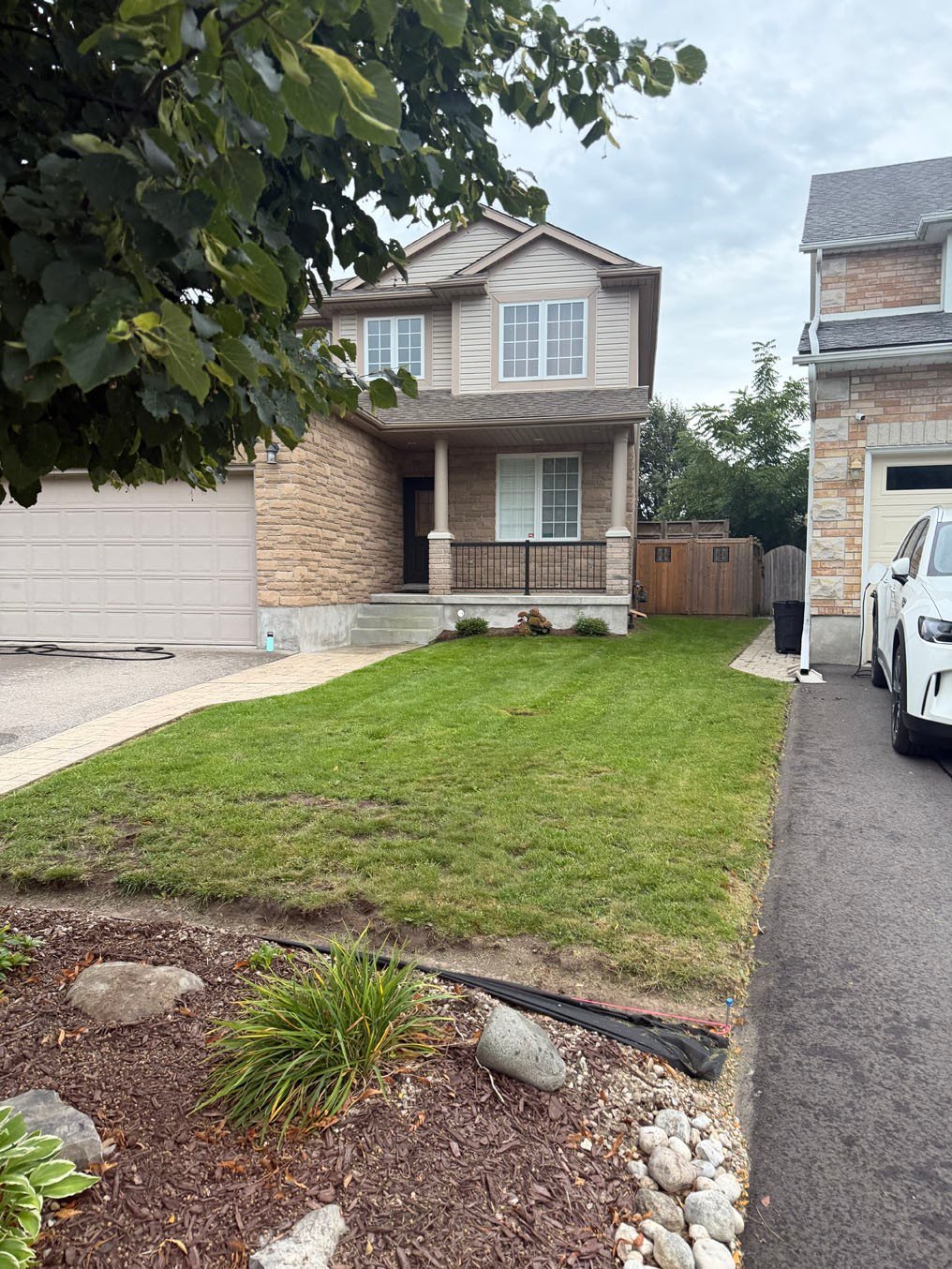 Semi Detached Front Lawn Before Waterloo