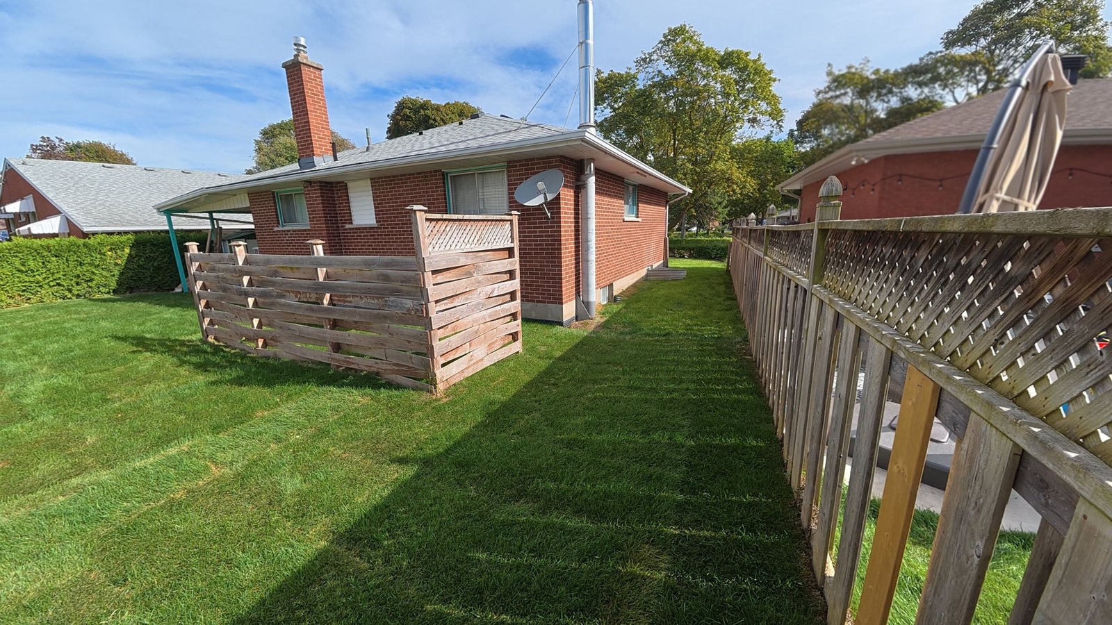 Sod Along Fence Line Strip Kitchener