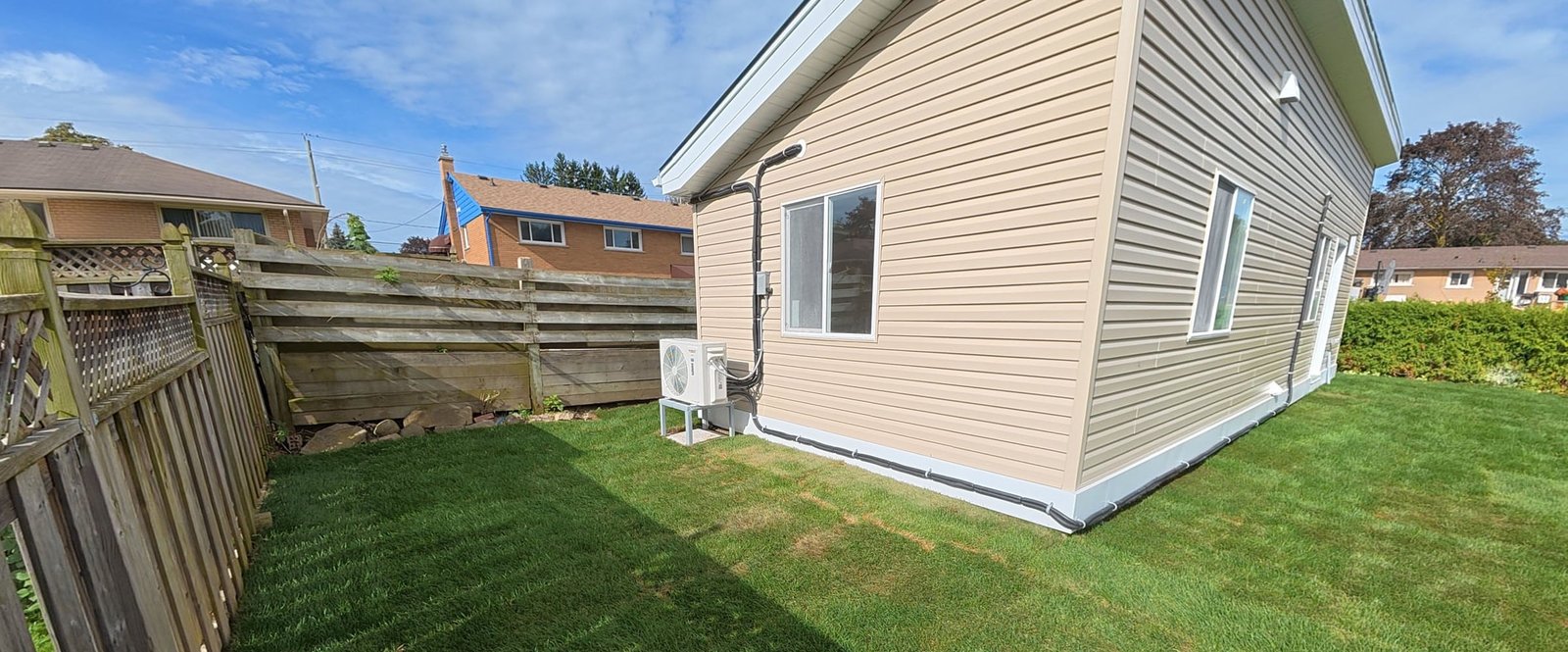 Sod Around Mini Split Unit Kitchener